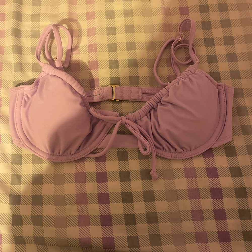Purple bikini top